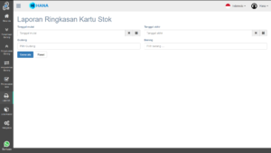Laporan Ringkasan Kartu Stok Panduan Penggunaan Kartustok
