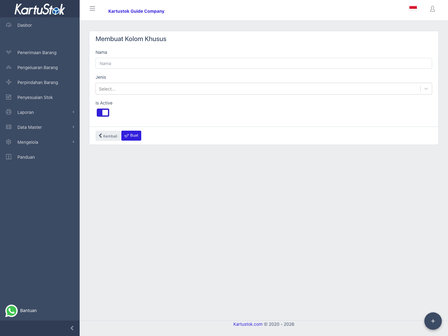 Form create custom field