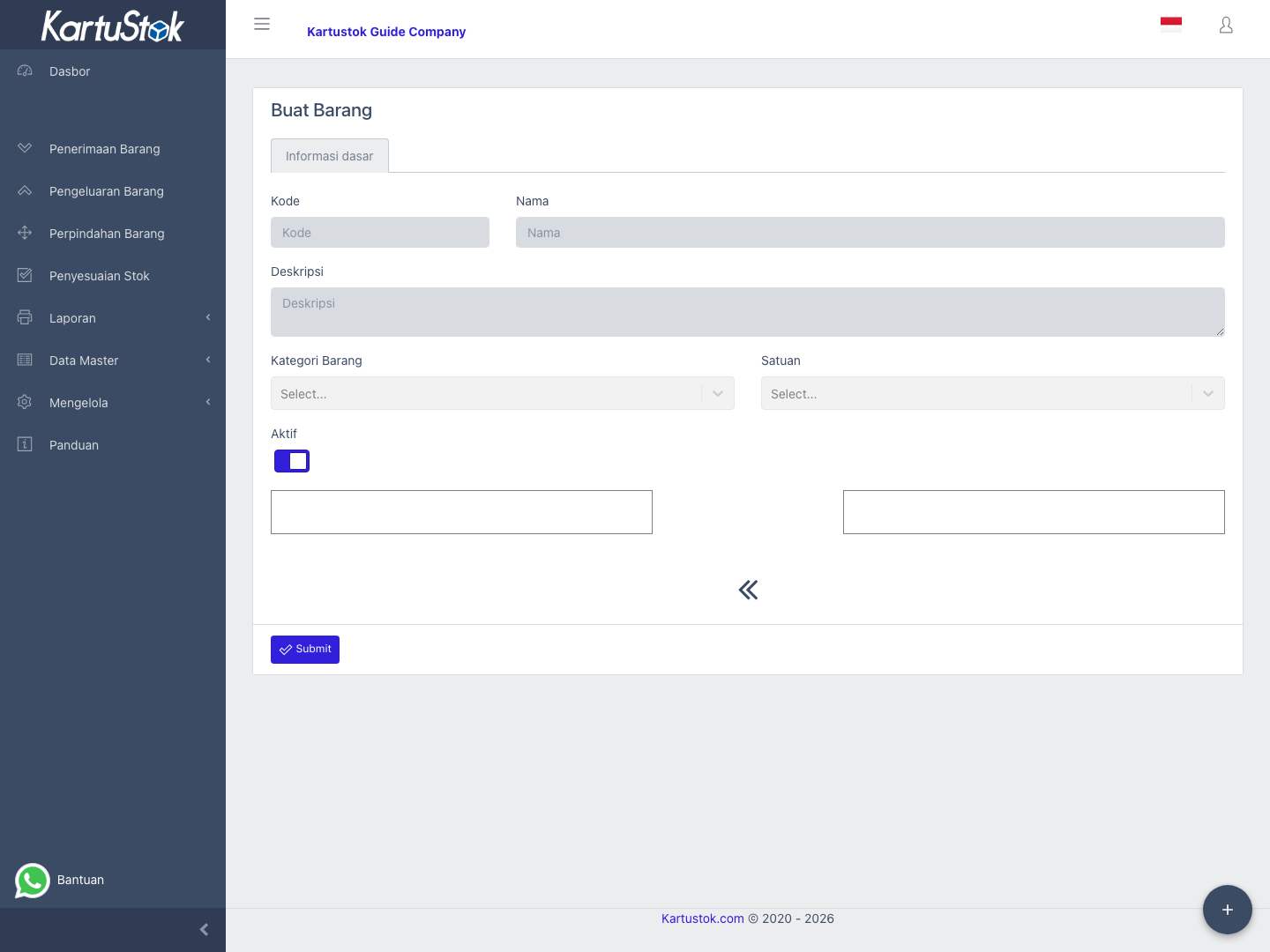 Assignment custom form item
